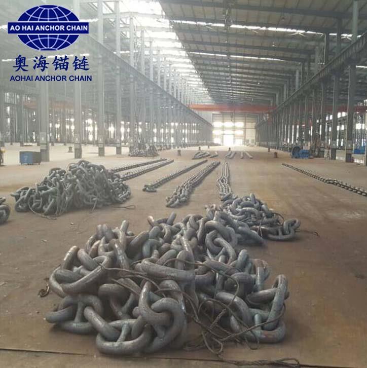 anchor chain cable with KR LR BV NK ABS DNV RMRS RINA certificate